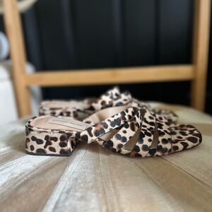 Antonio Melani Animal Print Mules